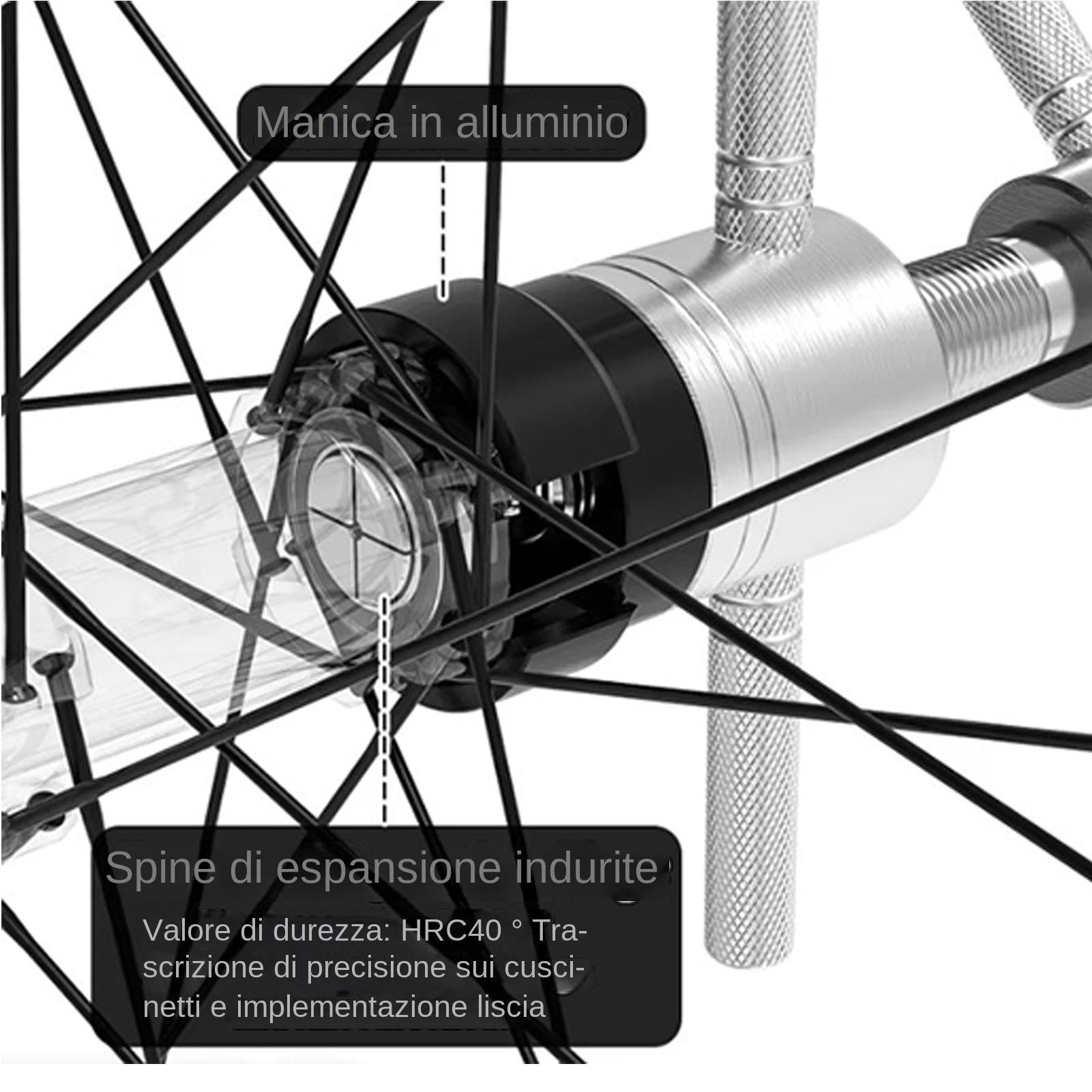 Generico Wheel Hub Removal Tool | Bike Hub Installer Tool | Mountain Bicycle Maintenance Kit | for Scooter Bicycle Home Garage Workshop Mountain Road Offroad