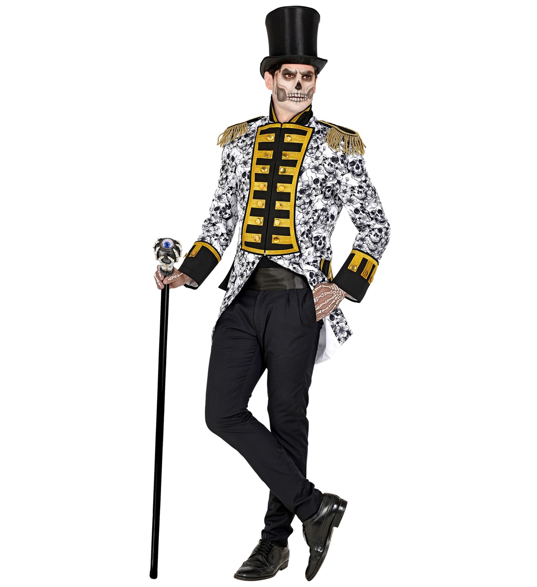 FiveMileBro Scettro Gotico - Bastone da Strega per Bambini, Halloween Bastone da Passeggio Gotico Accessorio Costume, Cosplay Vampiro e Faraone con Bacchetta Magica per Festa (Rosso