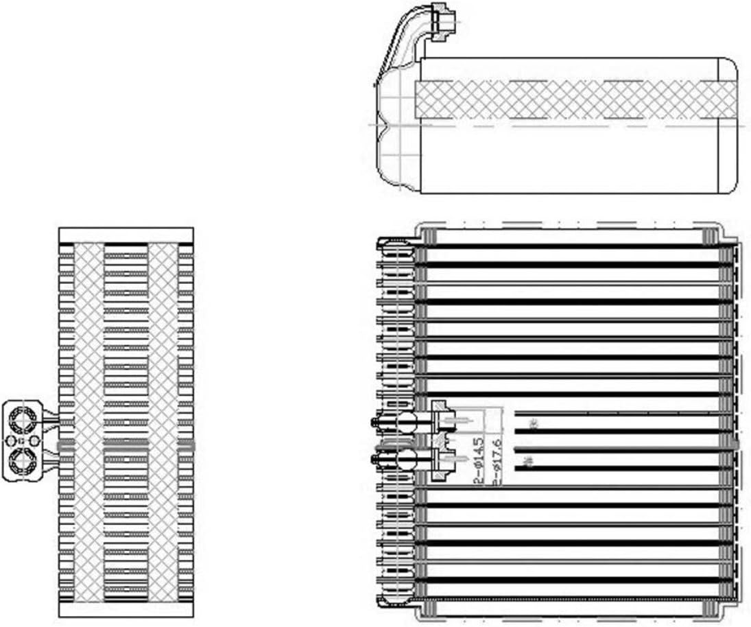 TYC 97091 Toyota 4Runner Replacement Evaporator