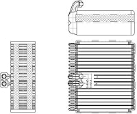 Vista 2 de TYC Evaporador de repuesto para Toyota 4Runner 97091