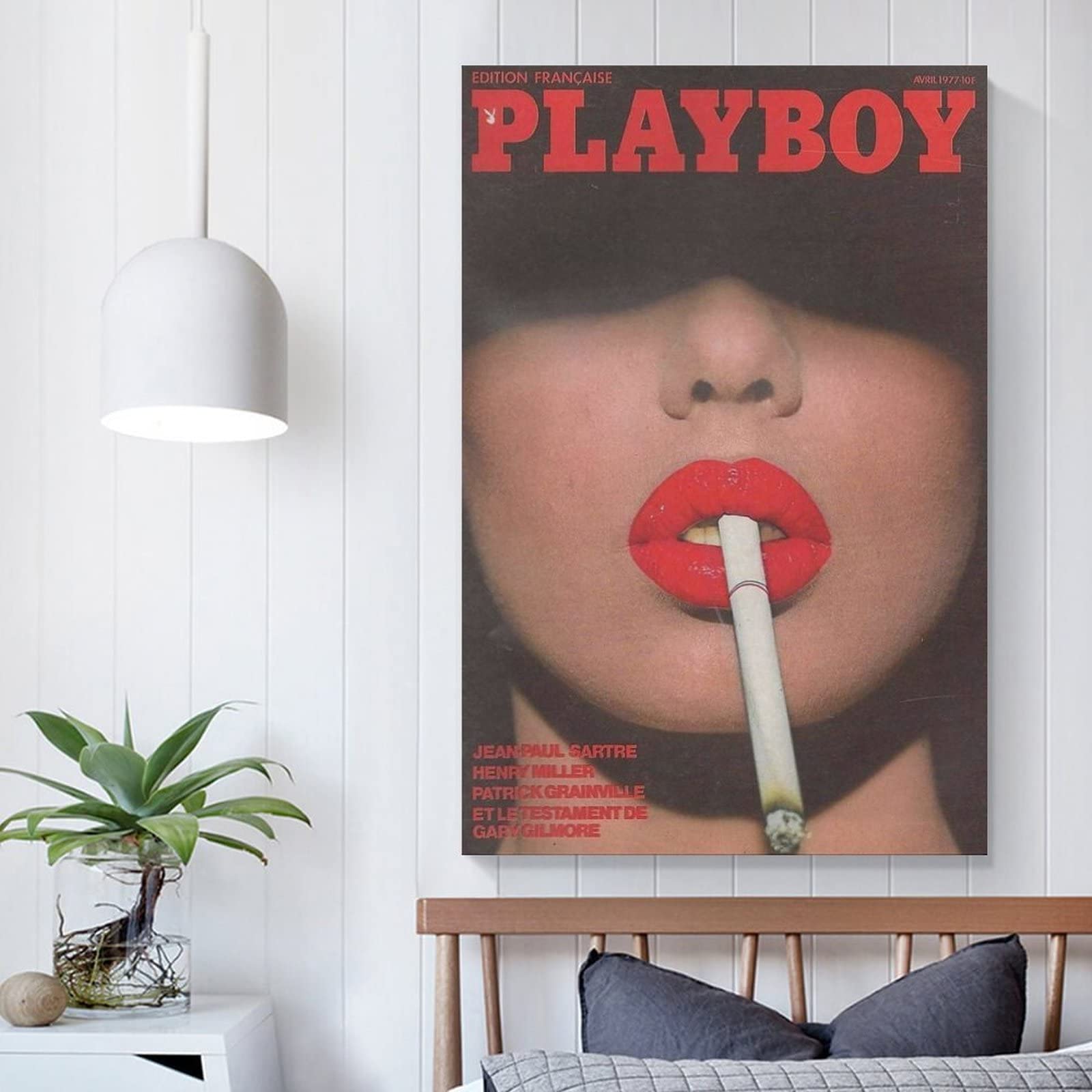 Amazon｜プレイボーイ クラシックレトロ ポスター キャンバスポスター
