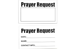 Custom Prayer Request Cards for Churches and Small Groups