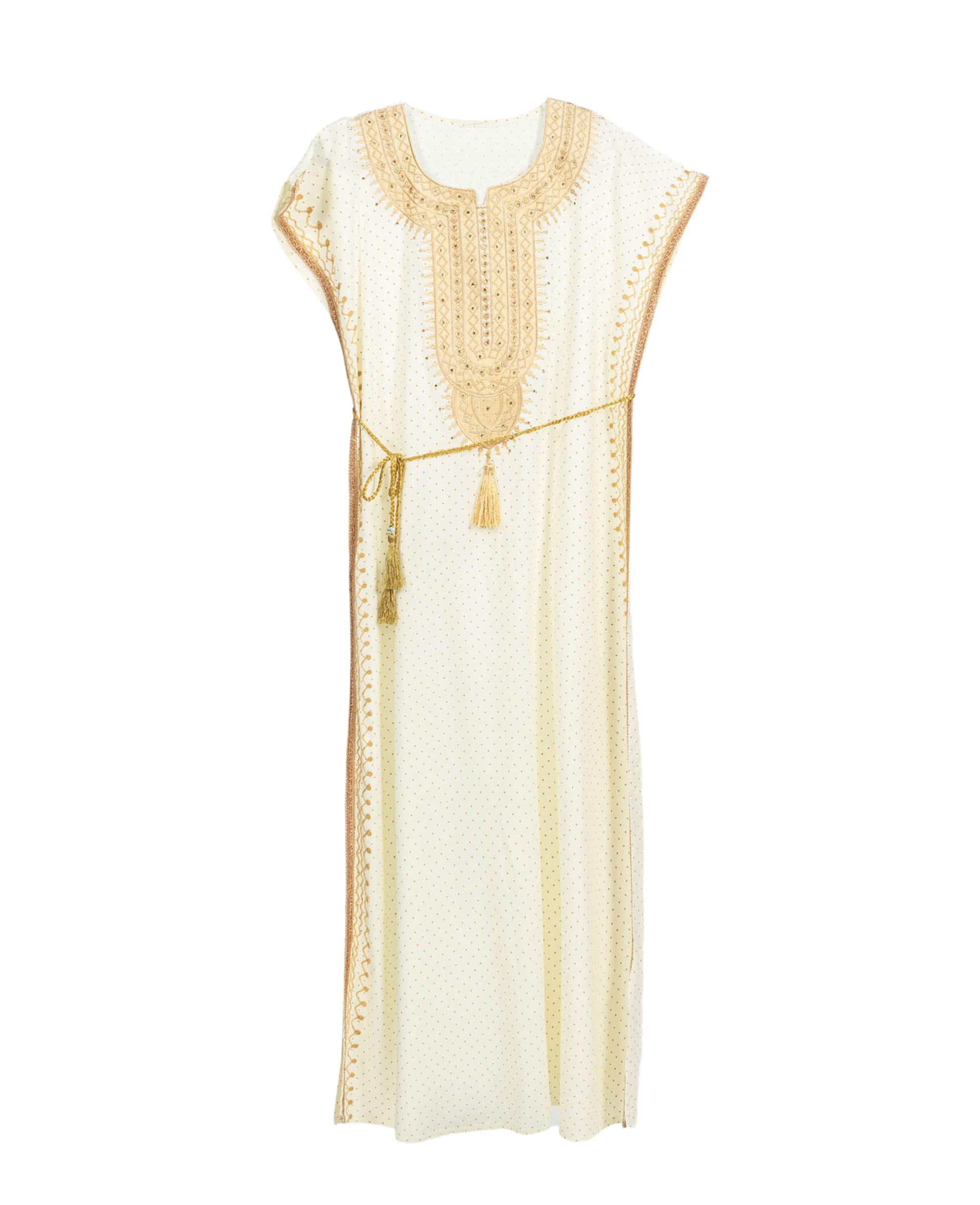 Muslim Lifestyle StoreMoroccan Style White Jalabiya - Galabiya Dress - Jalabiya Women