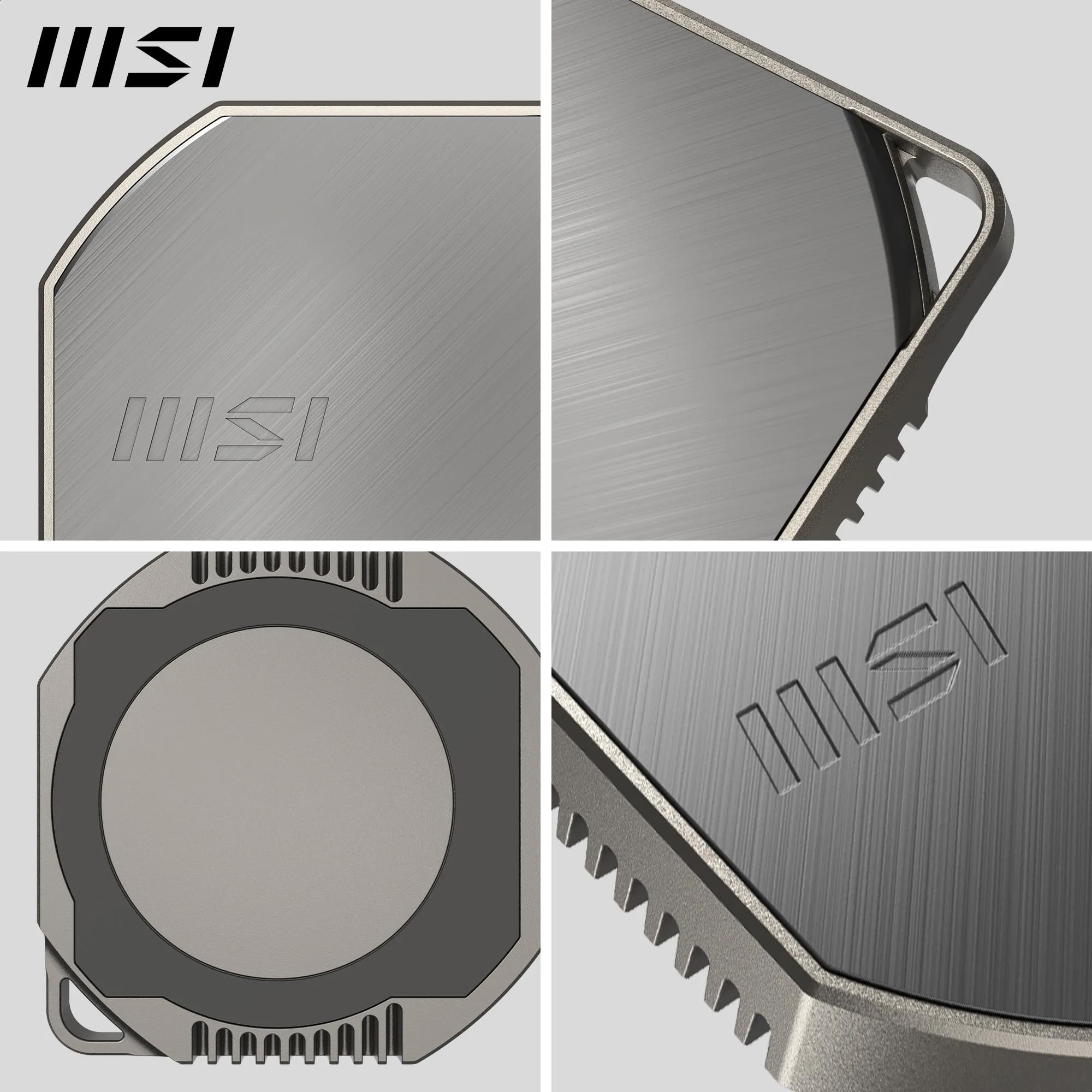 MSI DATAMAG 40 Gbps 1 TB – SSD Externo Portátil Magnético, USB Tipo C, Velocidad 4000 MB/s Lectura y 3500 MB/s Escritura, Compatible con PC, Mac, iPhone, Android y Consolas, 5 Años de Garantía