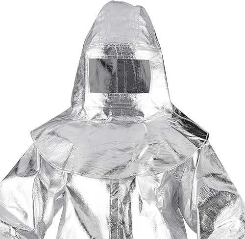 Miniatura 5 de Ropa resistente al calor - radiación termal anti, traje de papel de aluminio ignífugo de 1000 grados