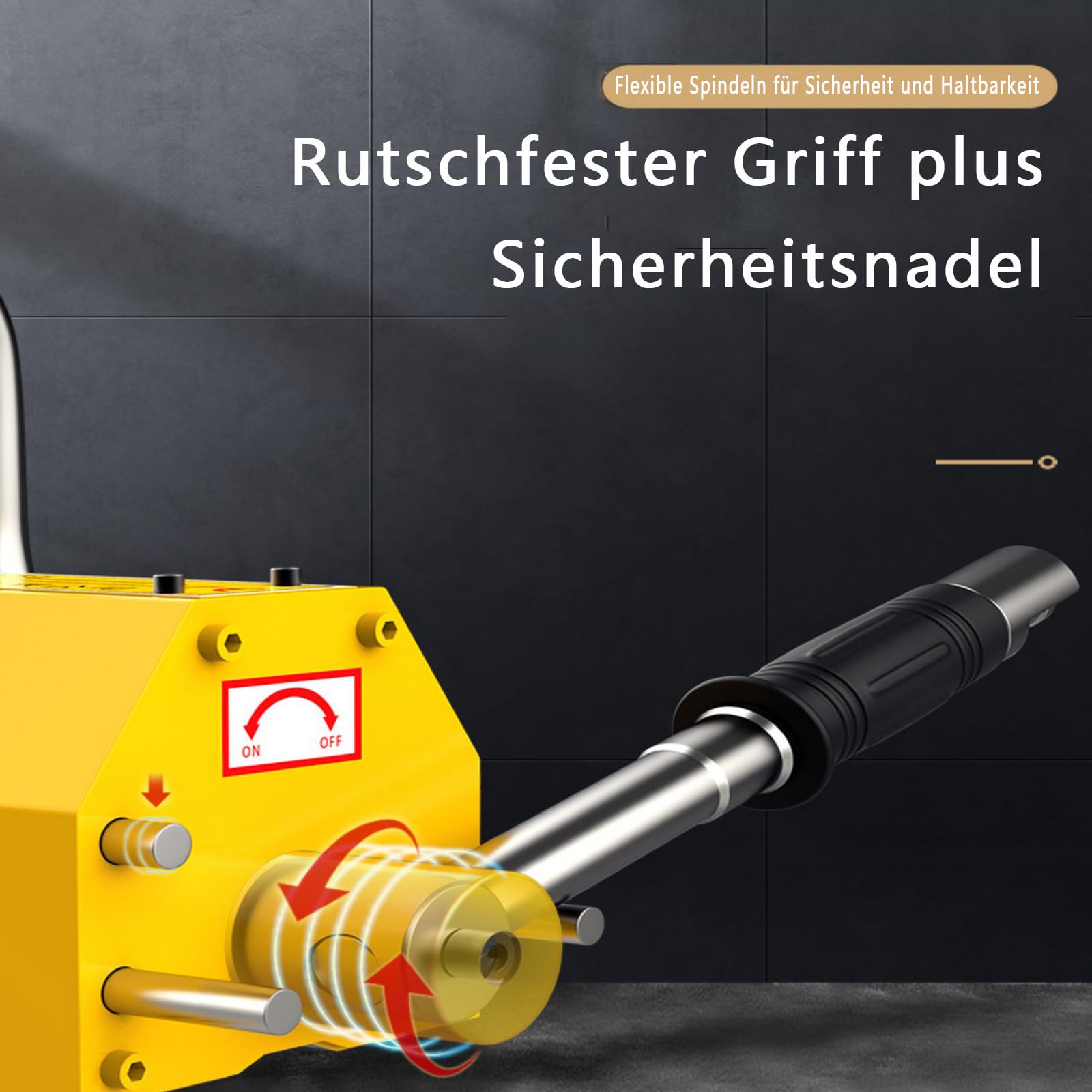 Magnetheber Hebemagnet Lasthebemagnet 660lb (300 kg) für Kranmagnet Crane Hoist Permanent
