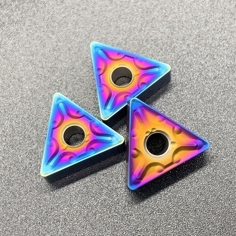 Carbide TNMG160404 TNMG160408 Turning Tool Blue Flame Series CNC Milling Blades(TNMG160404 MA,100PCS)