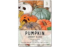 Seed Needs: 100+ Spooky Blend Pumpkin Seeds For Planting