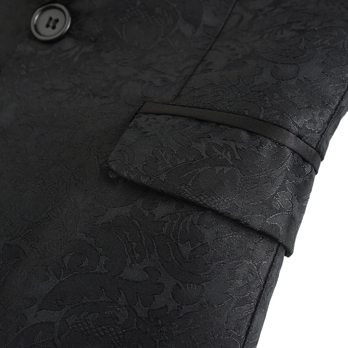 Sliktaa Costumes 2 pièces Classiques Slim Fit Kids Pantalons Longs pour Mariage fête et Bal de Fin d'année pour garçons