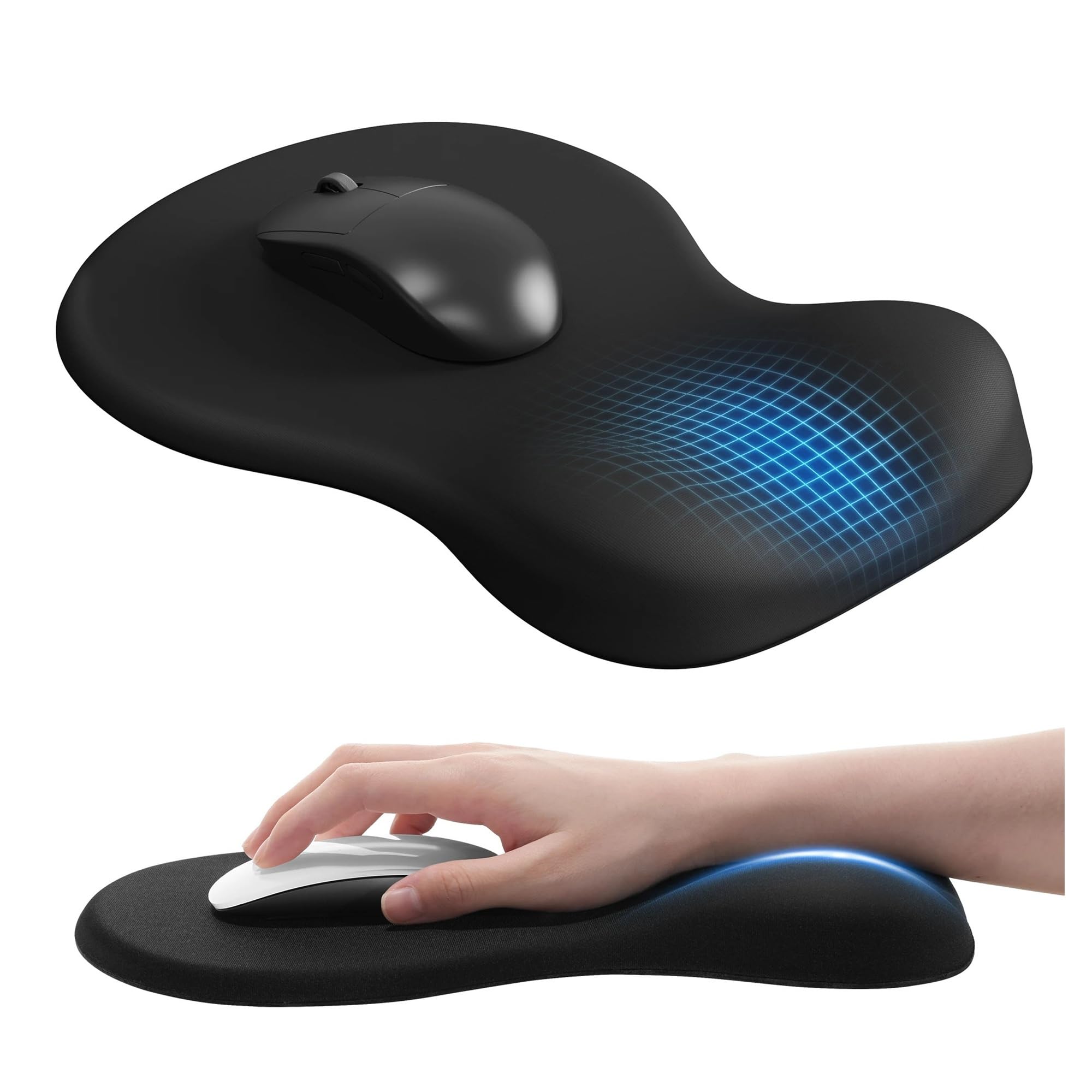 Tappetino Mouse Con Poggiapolsi Tappetino for mouse con supporto for poggiapolsi