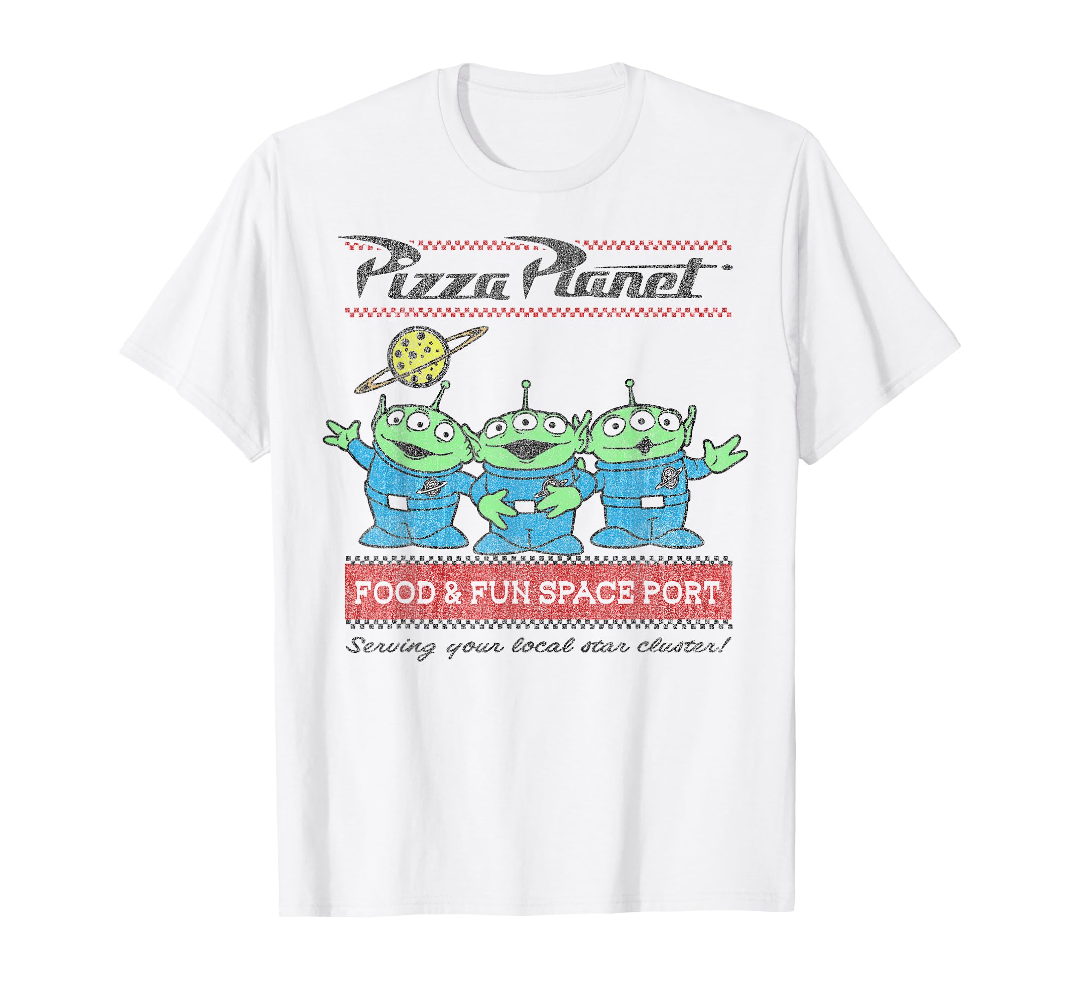 Pixar Toy Story Pizza Planet Food & Fun Space Port T-Shirt