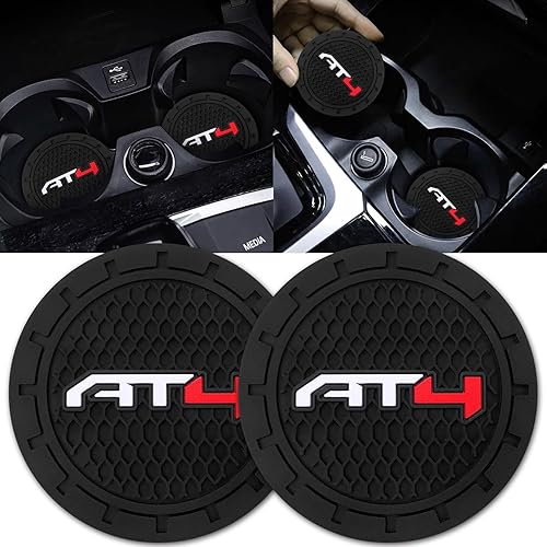 Posavasos de coche para GMC AT4,Portavasos de silicona,Accesorios para el interior del coche