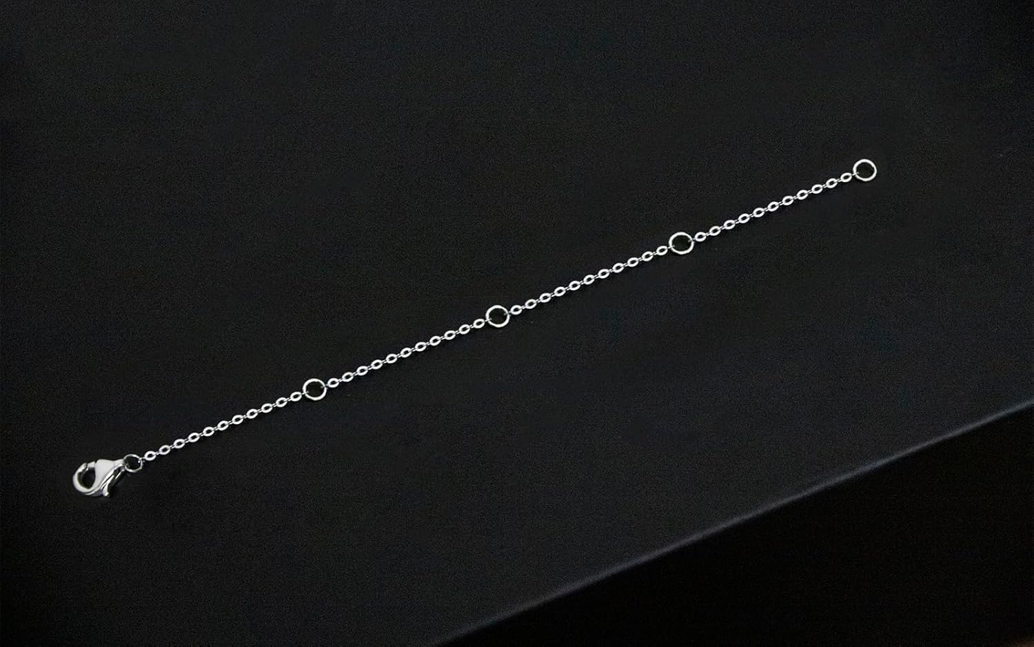 14K Solid Gold Chain 2" 3" 4" Necklace Bracelet Extender Chain, Delicate Durable Gold Adjustable Extension Chain for Necklace Bracelet Anklet Lobster Clasps