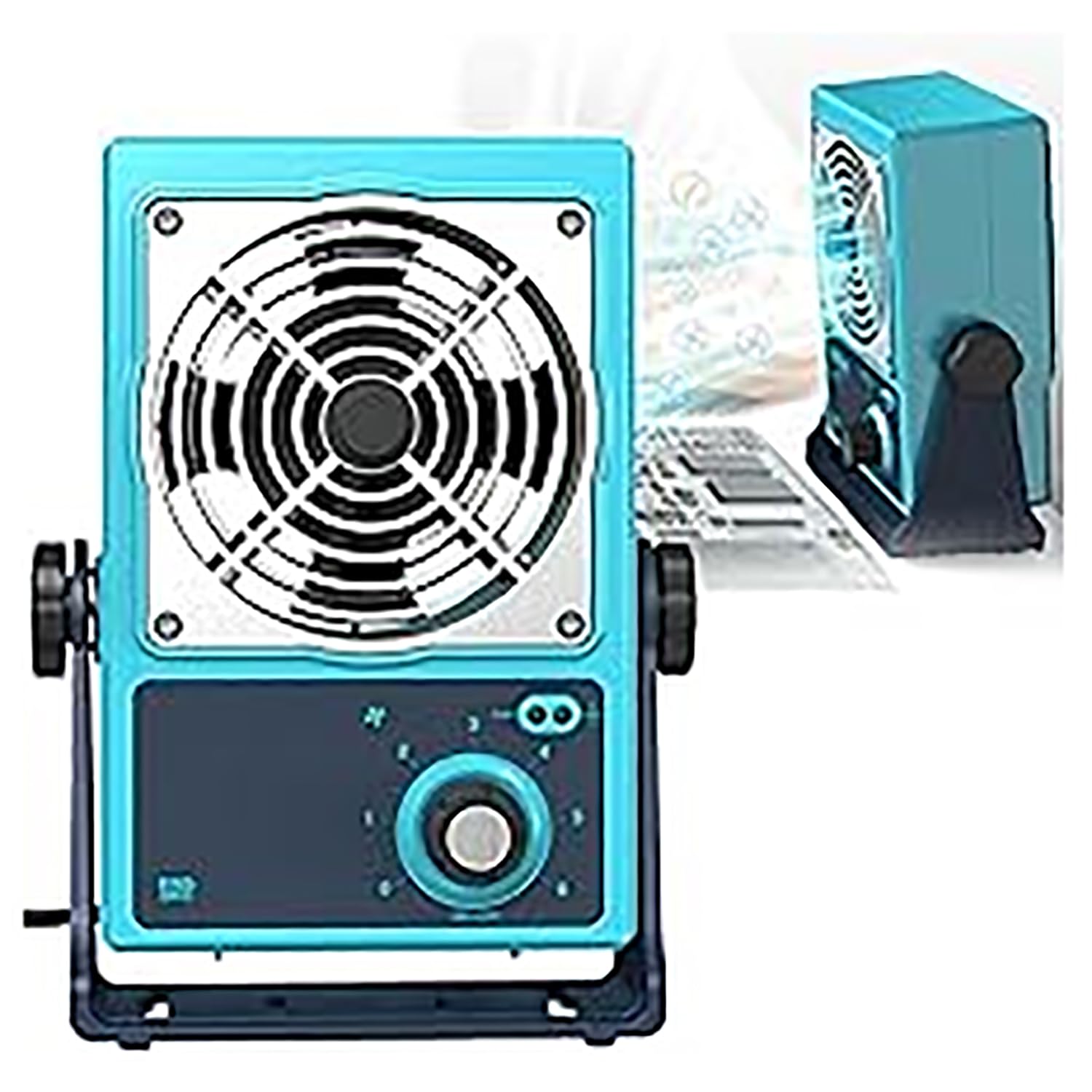 Eliminador De Electricidad Estática De 85 CFM Con Dispositivo De Limpieza, Soplador De Iones Antiestático De Escritorio, Ionizador Ajustable Sin Escalonamientos, Generador De Carga Positiva Y Negativa