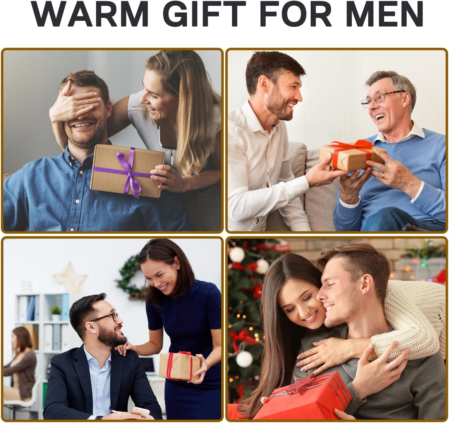 5 Pairs Thick Warm Winter Socks for Men Hiking Thermal Warm Socks for Cold Weather Winter Indoors and Outdoors - Image 2