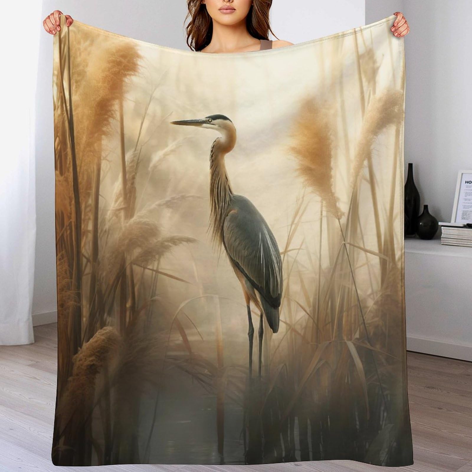 Manta de franela ligera de 100 x 130 cm para protegerte del frío en el sofá