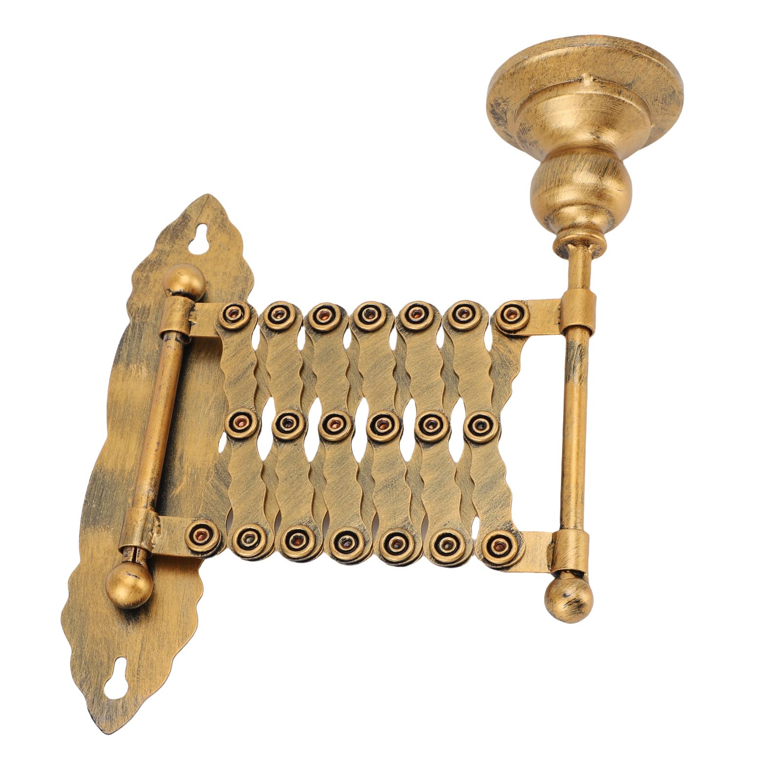 Bougeoir Extensible Chandelier Mural Antique pour Bougies Fuselées et Décoration Cheminée