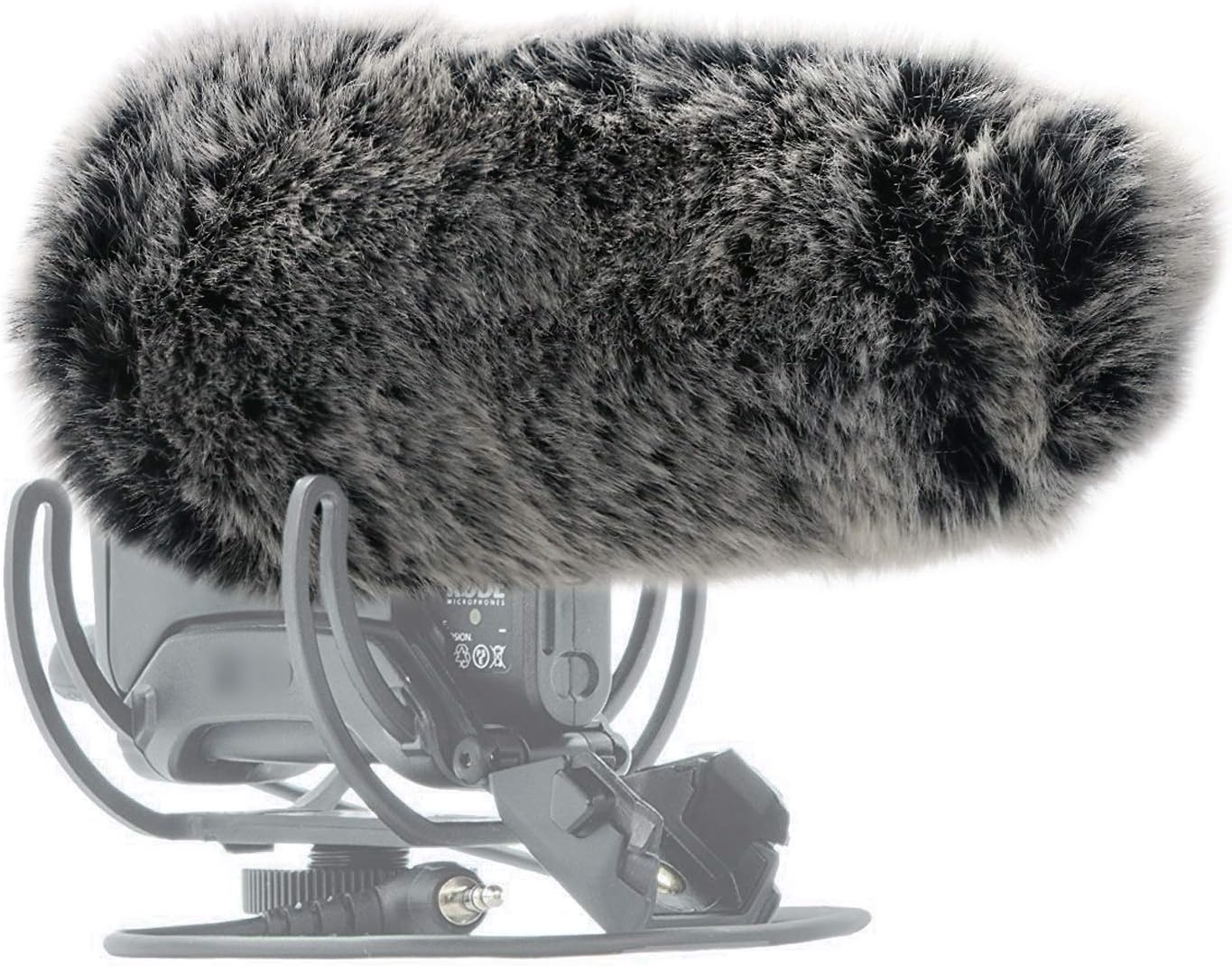 Mic Furry Windscreen, VMP+ Windshield Compatible with Rode VideoMic Pro+ Plus Camera Microphone
