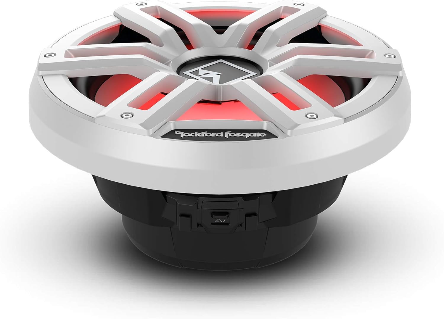 Rockford Fosgate M2D4-12I Color Optix 12" DVC 4-Ohm Infinite Baffle Multicolor LED Lighted Marine Subwoofer - White/Stainless