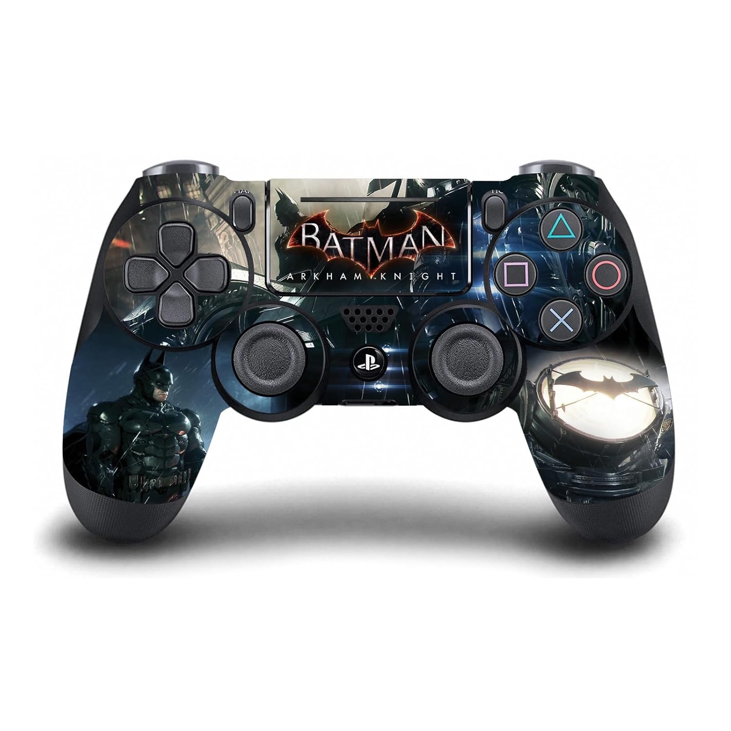Head Case Designs Officially Licensed Batman Arkham Knight Batman Graphics Vinyl Sticker Gaming Skin Decal Cover Compatible With Sony PlayStation 4 PS4 Console and DualShock 4 Controller Bundle