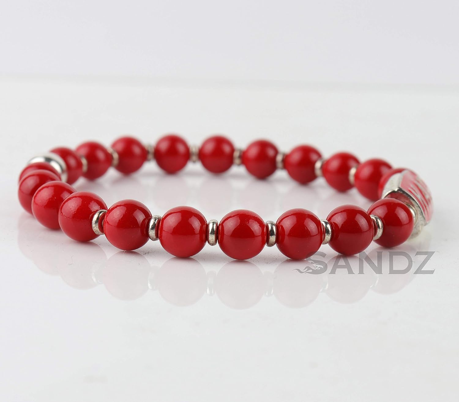 SANDZ Kappa Alpha Psi - Stretch Bead Bracelet, Handcrafted mens jewelry, Paraphernalia Gift