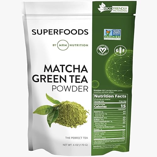 Super Foods - Polvo de té verde Matcha crudo