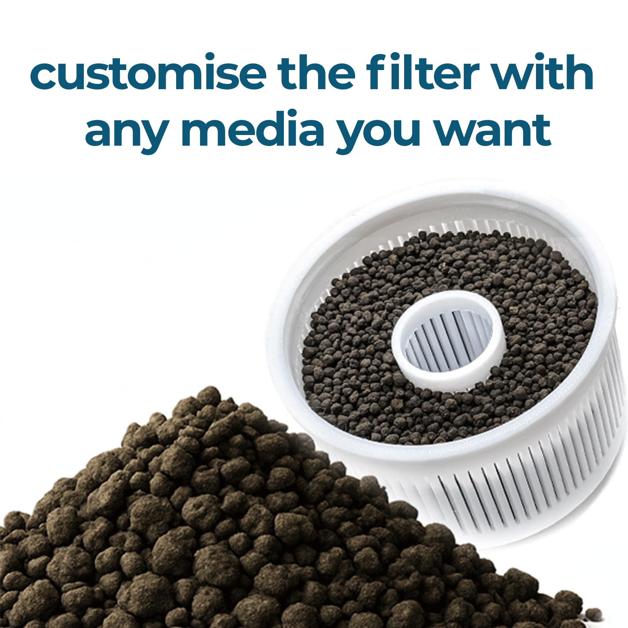 Forest Aquatics Aquarium Sponge Filter for Shrimp and Fish Tanks up to 80 L (White) - Image 3