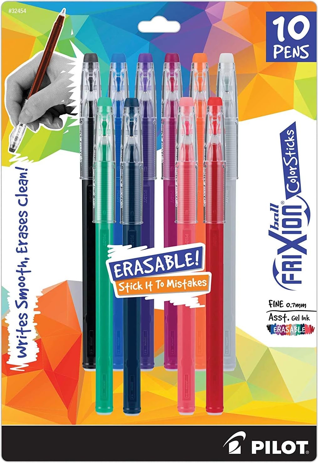 Pilot frixion ball 0.7 mm erasable gel pens Clearance