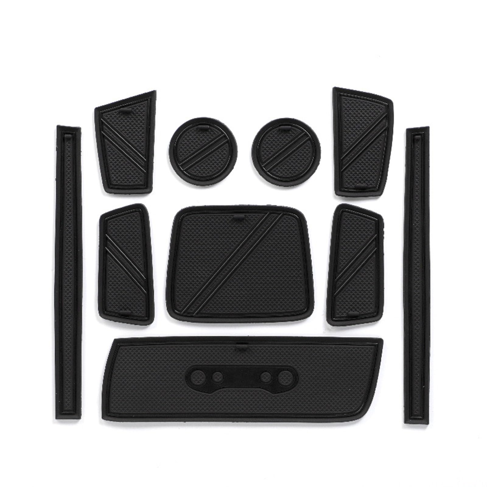 ahhccne Rubber Mats for Centre Console for Hyundai Casper 2021+, LHD Rubber Mats for Centre Console