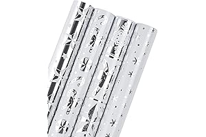 Pink and Silver Christmas Wrapping Paper for Dazzling Holiday Cheer