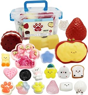20 Pack Taba Squishy Toys for Stress Relief Kids Party Favors | Individually Wrapped Fidget Toys, Classroom Prize Rewards, Squishy Set, Goodie Bag Fillers, Sensory Bin Toys, Student Prizes