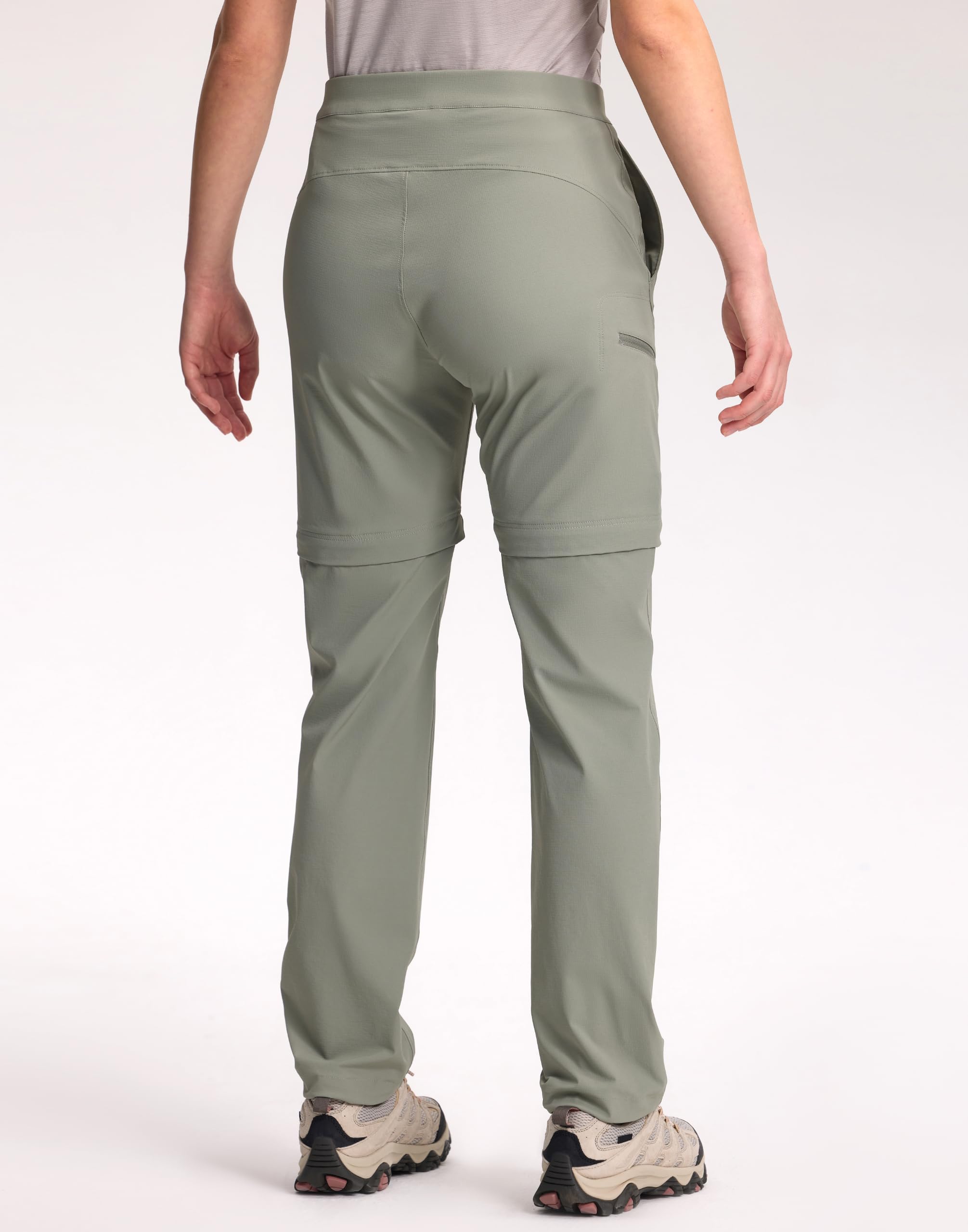 Pioneer Camp Wanderhose Damen Zip Off Outdoor Hosen Für Damen Hose Trekkinghose Funktionshose Kletterhose Schnelltrocknend Wasserabweisend-Reisen, Camping, Wandern, Angeln