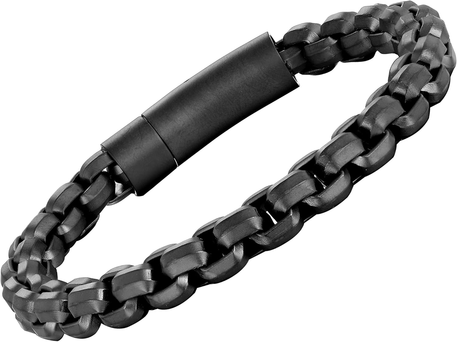 Contemporary Men’s Bracelet Rolo Chain Design in a