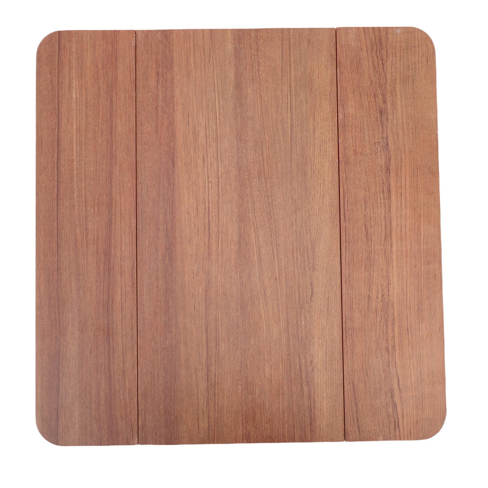Acouto Piano Tavolo per in Legno Pieghevole Ed Elegante per Barche, Yacht e (595x580mm/23.43x Lagun Piano Tavolo Pieghevole TopSquare per (Marrone (595x580 mm/23,43x22,83 pollici))