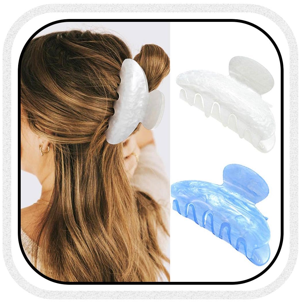 Gortin Medium Hair Clips - Nonslip Acrylic Claw Barrettes