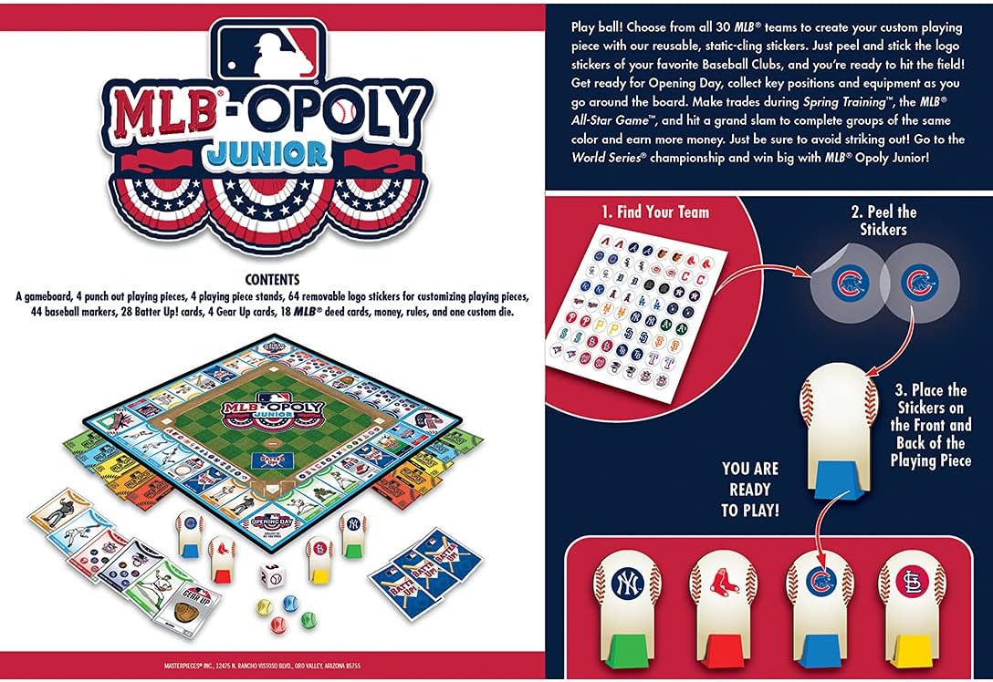 MasterPieces MLB-Opoly Junior