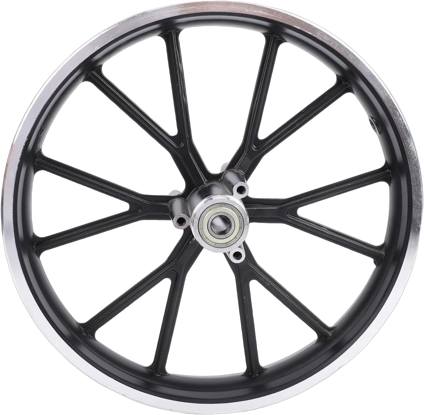 RiToEasysports RiToEasysports 10 Inch Dirt Bike Wheel Hub, Aluminum Alloy Rim, 2.50-10 Off Road Motorcycle Wheel for Mini Pocket Electric Bike (Rear) (Rear)