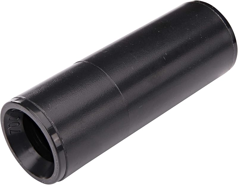 Goteo de Lluvia 345G00UB, Acoplamiento de Compresión, 5/8 de Pulgada, Plástico, Riego por Goteo para Tubería de Suministro y Dripline, 1 Paquete, Negro