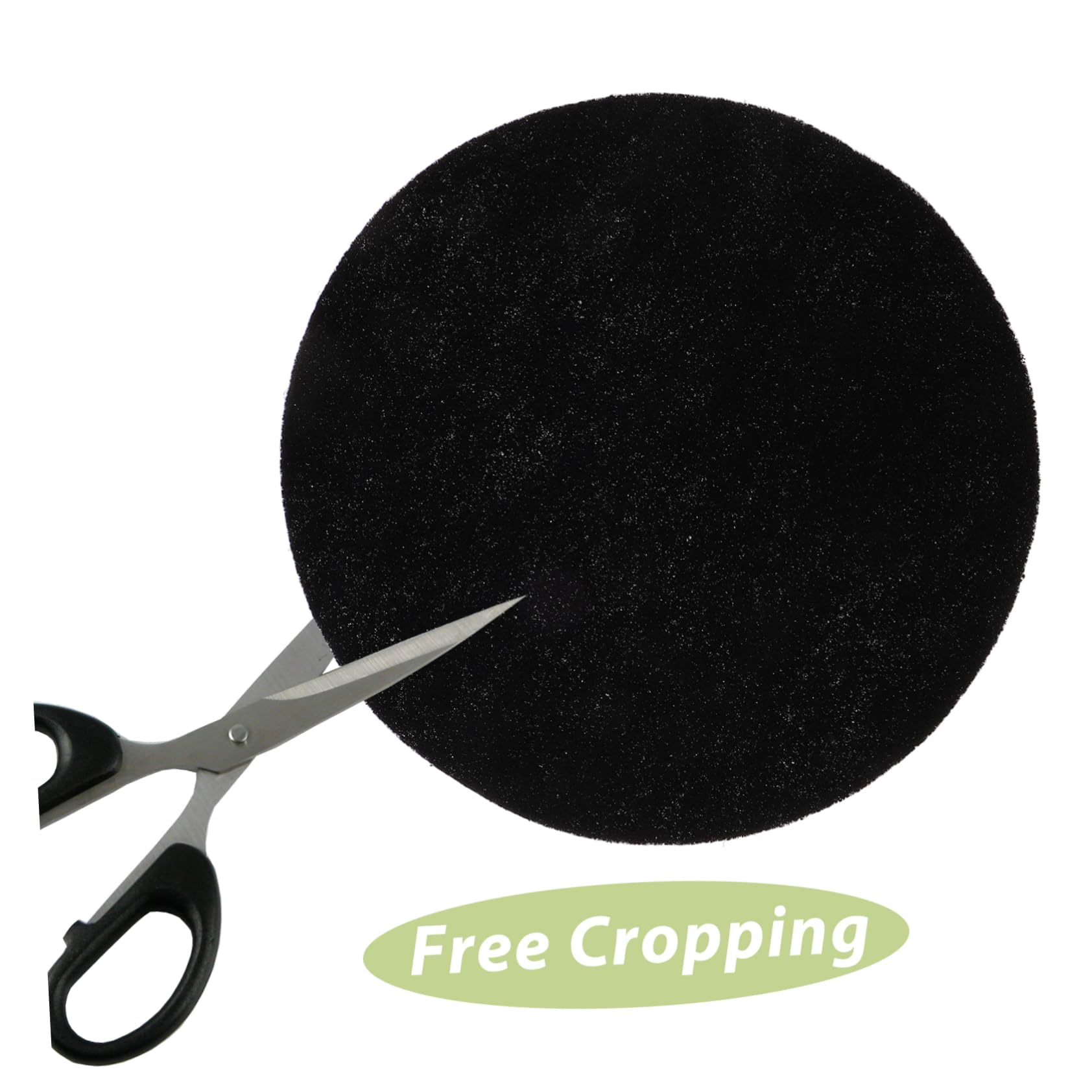 MAGICLULU 30 Piezas Filtro de Cubo de Compost de algodón Absorbe olores Filtro Acuario Filtro de Basura Accesorio de filtración de Basura Almohadillas de Filtro de Tanque de Agua Salada