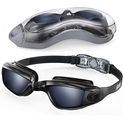 Aegend Swim Goggles, Swimming Goggles No Leaking Full Protection Adult Men Women Youth