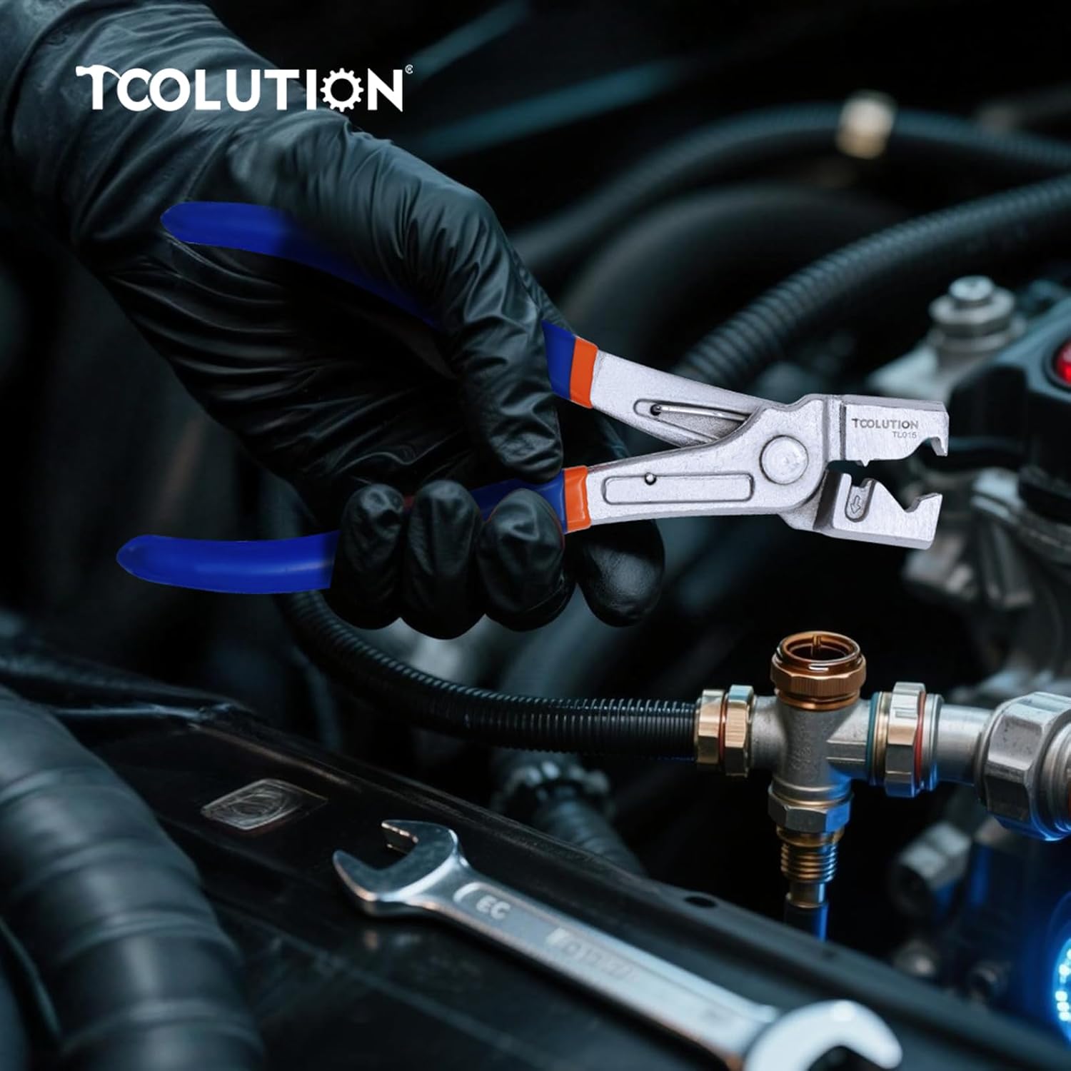 Electrical Disconnect Pliers Kit 4 Piece Set – Auto Electrical Connector Pliers, Fuel Line Plier, Rapid Disconnect Tool for Cars Trucks