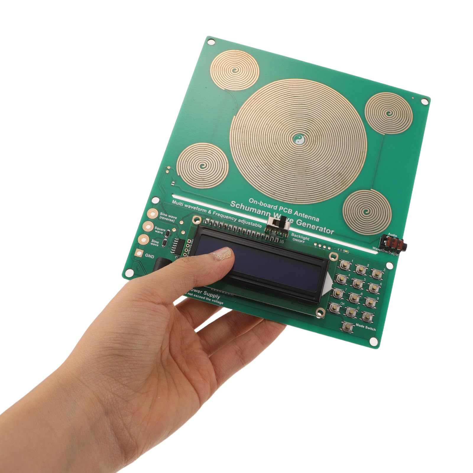 Generador Ajustable 0,01 Hz-100 Khz, Modulación de Cinco Anillos