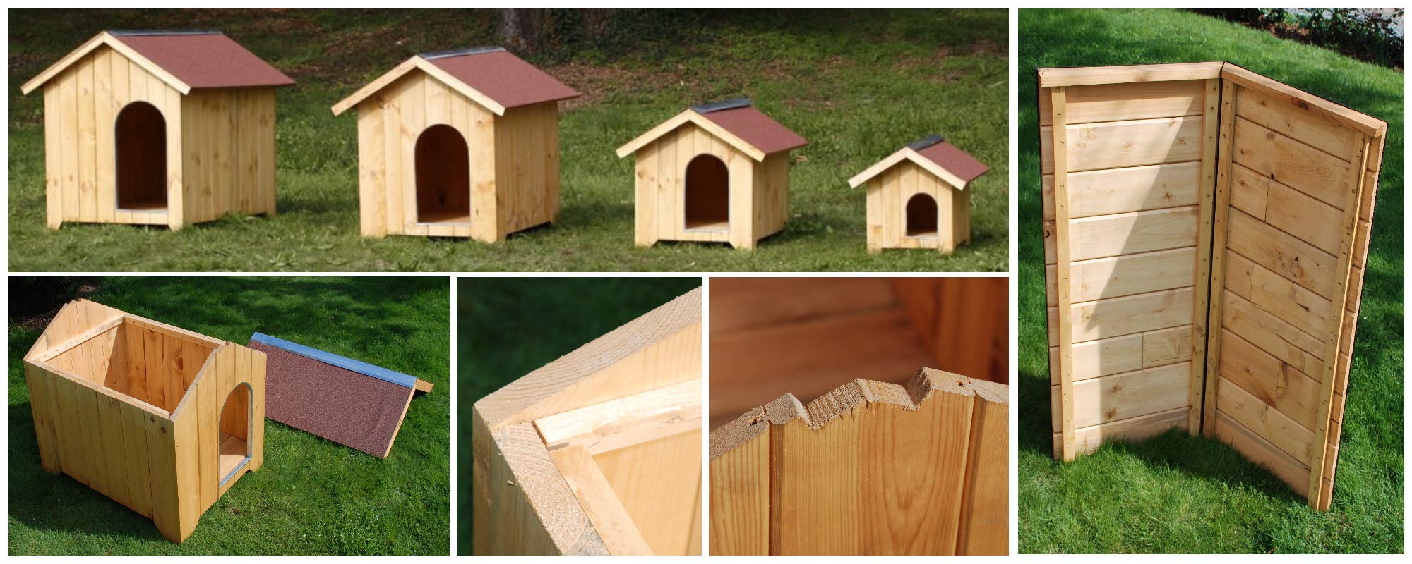 CO. S.r.l. – Cuccia per Cani in Legno Spessore 16 mm. Serie Super Dog Modello [500/01]