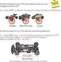 Vista 6 de 1/10 Escala RC Onroad Racing Drift Touring Car Transparente Lexan Cuerpo Shell (NS 180SX)