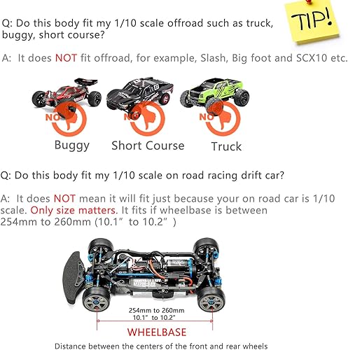 Miniatura 7 de Novahobby Killerbody 110 RC Painted 1977 Skyline Hardtop 2000 GT-ES 7.677 in Touring Drift Carrocería (blanco)