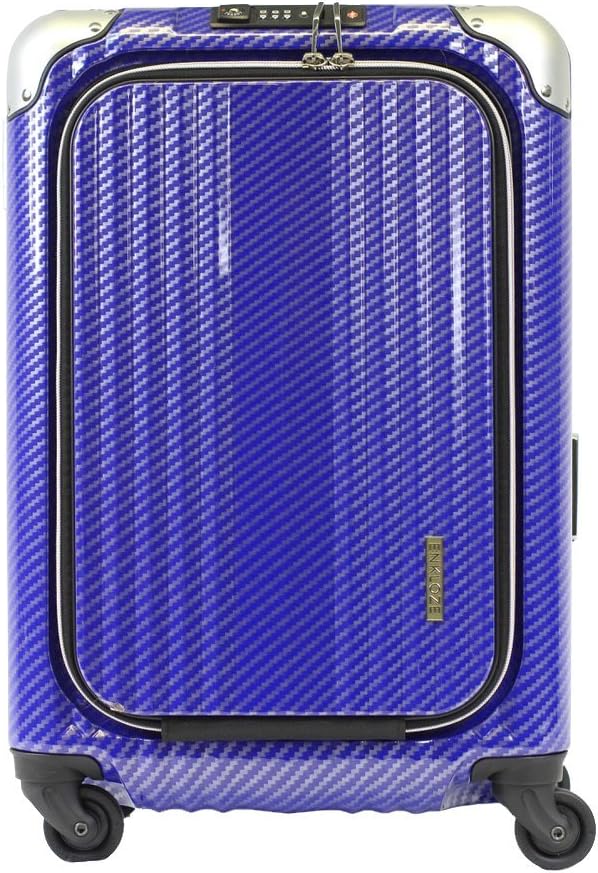 EnklozeX1 Carbon Carry-On 21" Spinner 100% PC TSA Approved Front Loading Zipperless