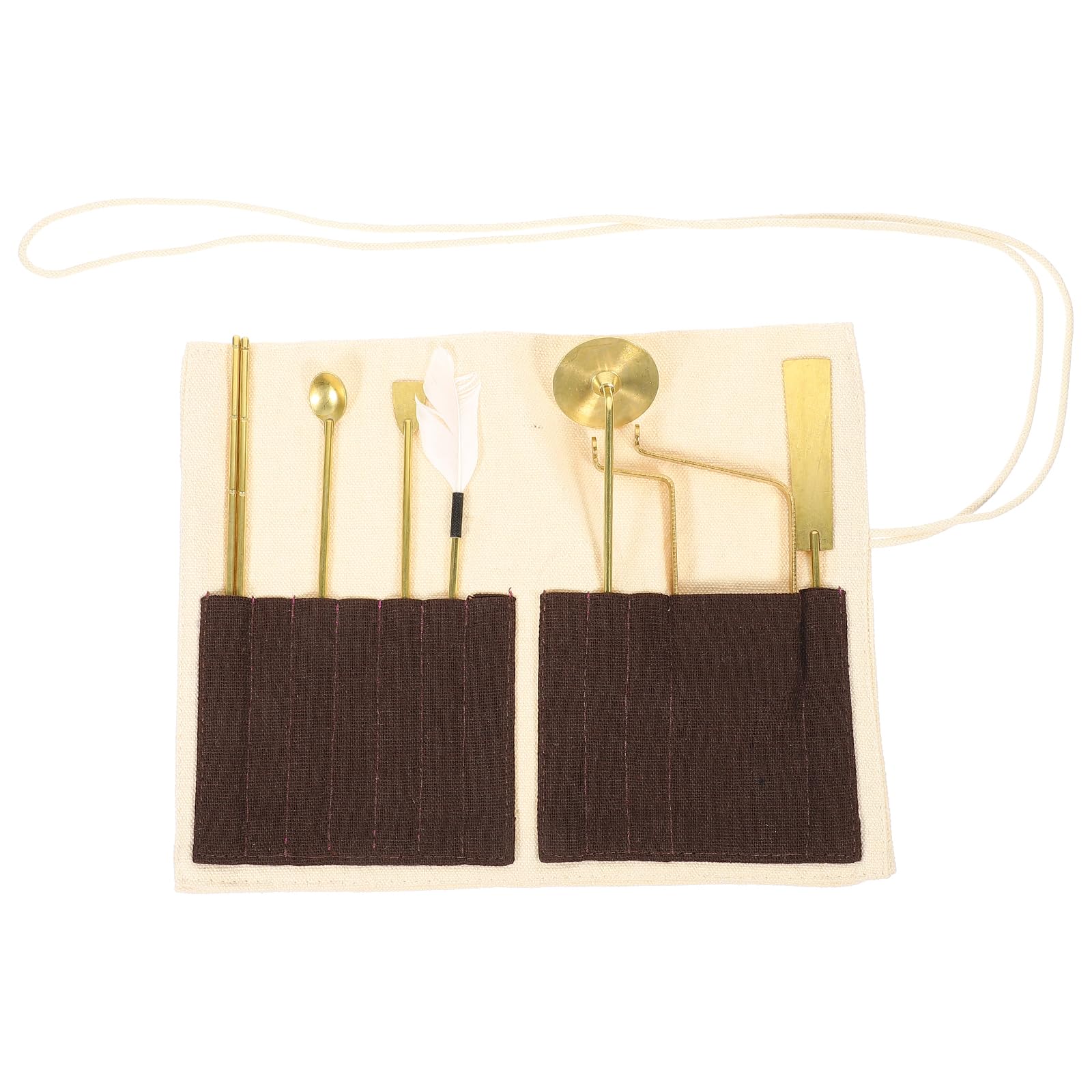 Kit de cérémonie de parfum en laiton outil brûleur non glissant