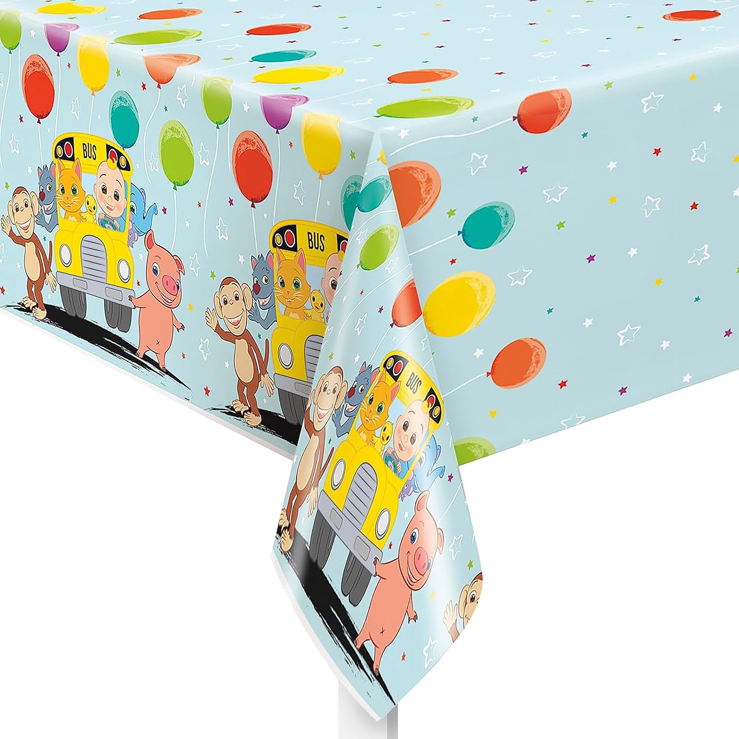 Unique Cocomelon Plastic Table Cover
