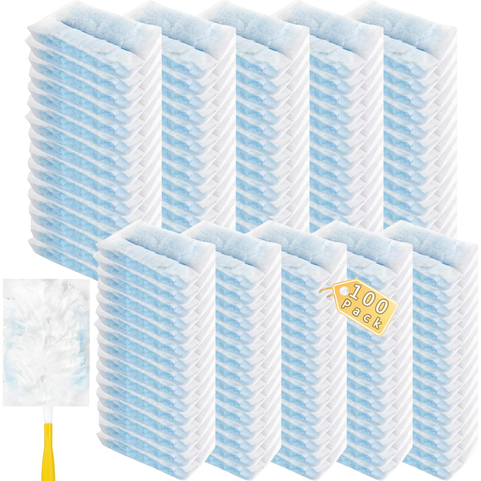 Recharge plumeau magnétique jetable Swiffer Duster lot 102 lingettes poussière