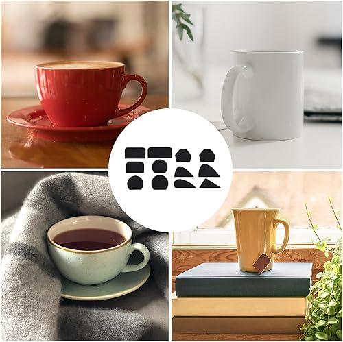 Miniatura 7 de LUTER 12 moldes de mango de taza, varios tamaños y formas, moldes de mango de taza de cerámica para arcilla pequeña, formas de mango de taza de